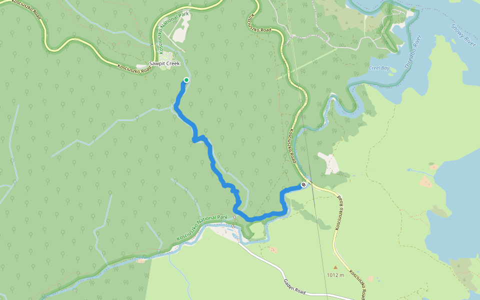 Pallaibo Walking Track walking route map in Wilsons Valley