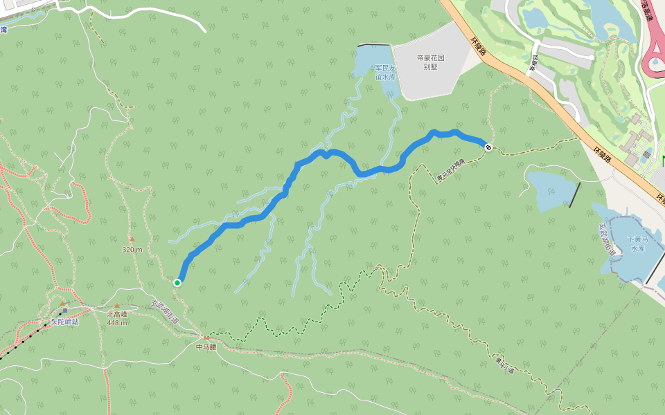 东1道 walking route map in Nanjing