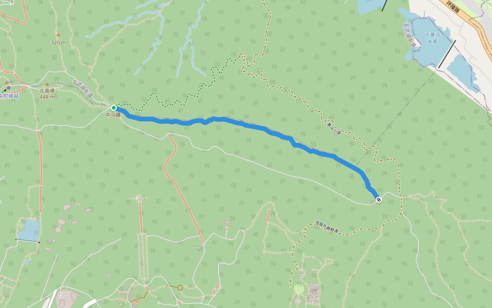 中拥路 walking route map in Nanjing