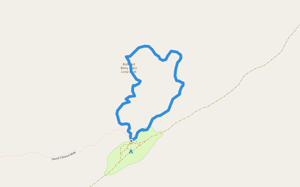 Bob and Betty Lewis Loop Walk walking route map in Hiltaba