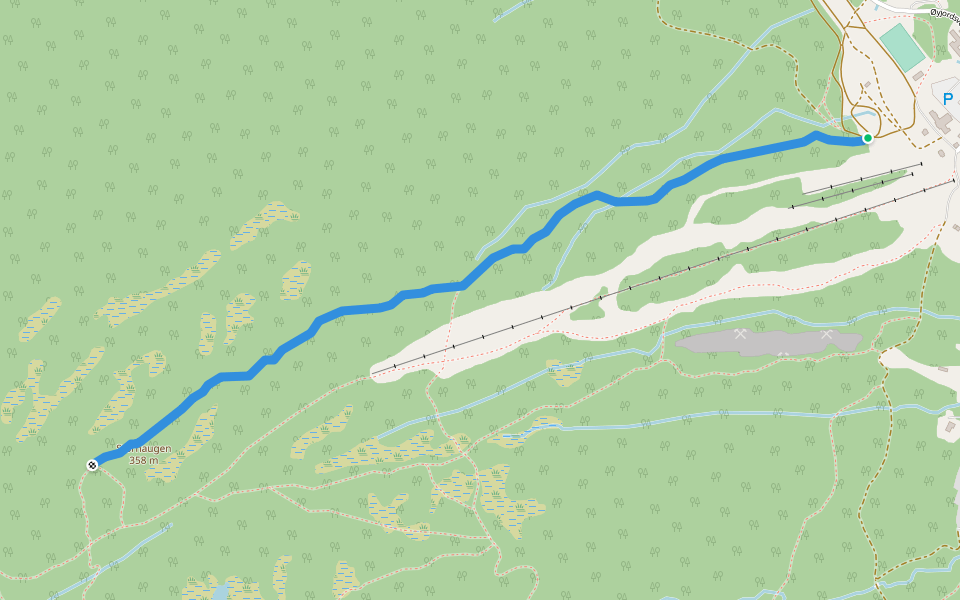 Sommerveien walking route map in Svolvær