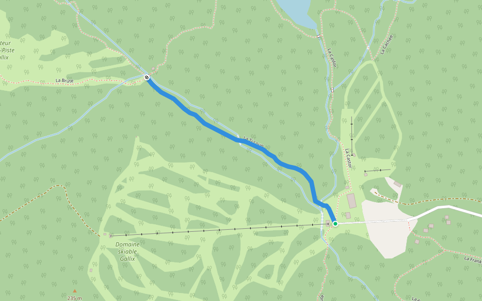 La Ti-Loup walking route map in Sept-Îles