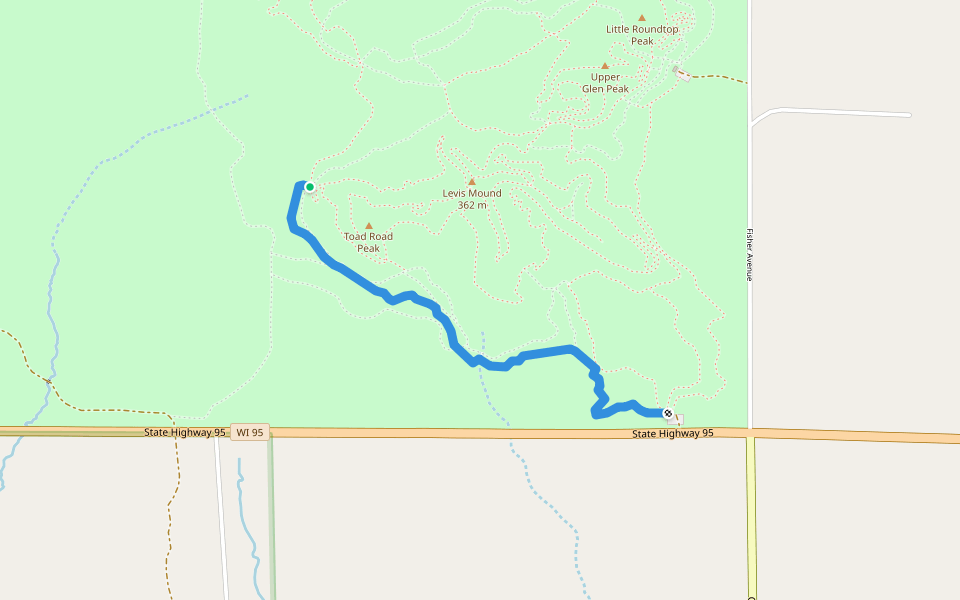 Select Cut walking route map in Neillsville