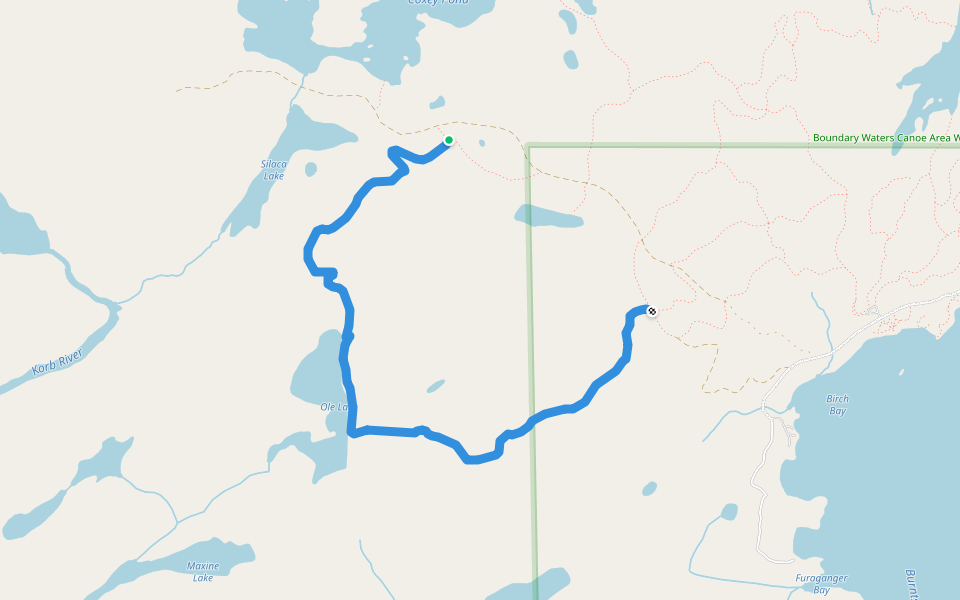 Ole Lake Hiking Trail Ely, Minnesota Pacer