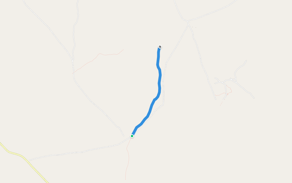 Sendero walking route map in Kijungu