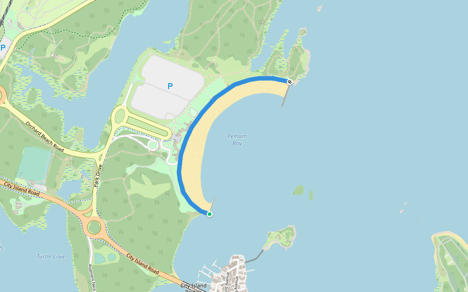 Orchard Beach Boardwalk