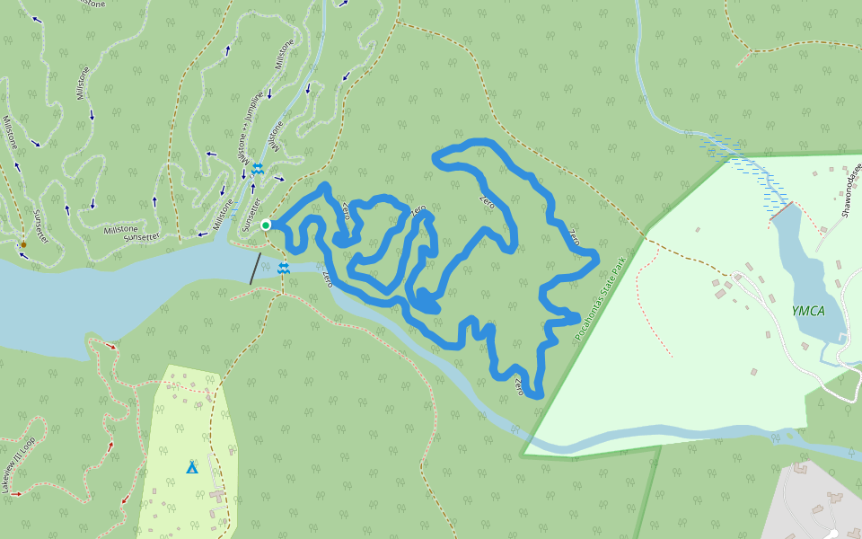 Zero Hiking Trail Chesterfield, Virginia Pacer