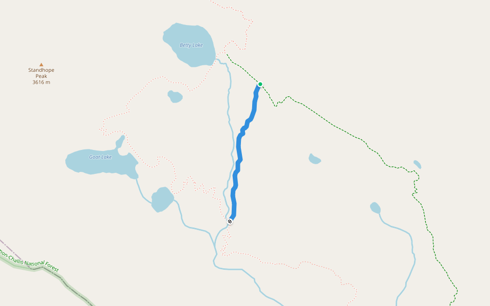 Broad Canyon Trail #064 walking route map in Mackay