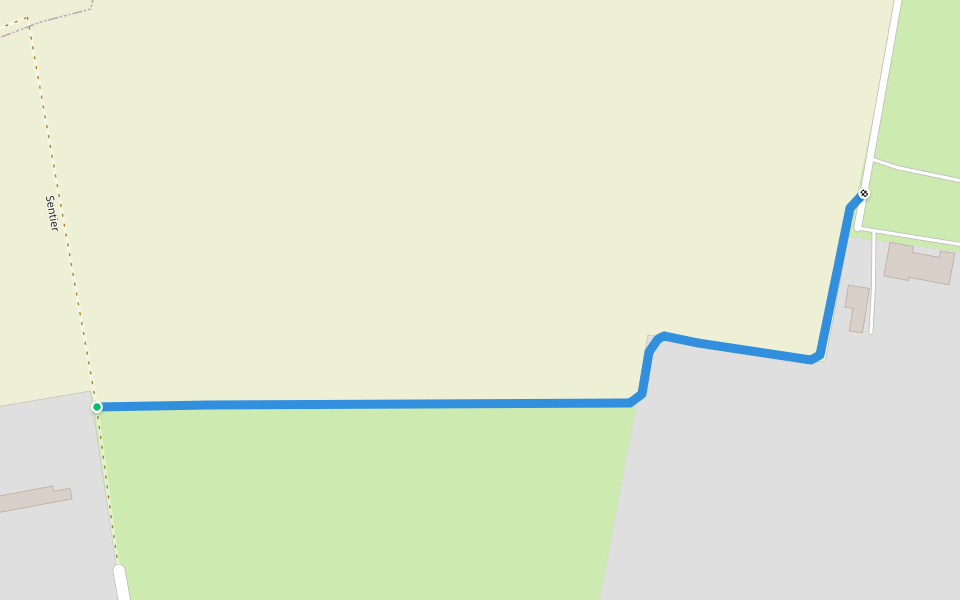 Sentier walking route map in Montivilliers