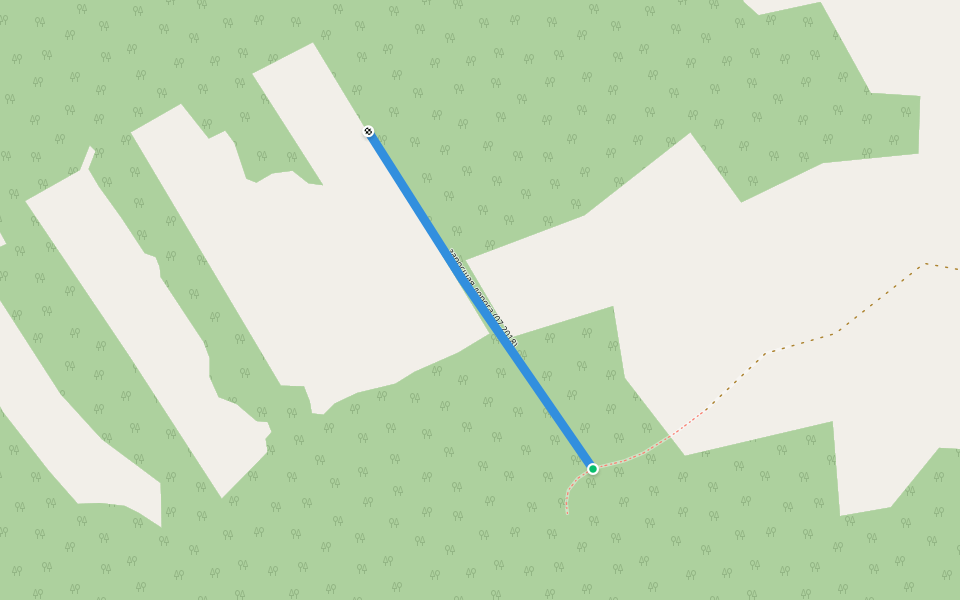 заросшая дорога (07.2018) walking route map in Tomsk