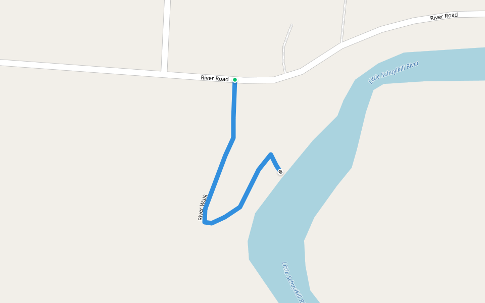 River Walk Trail New Ringgold, Pennsylvania Pacer