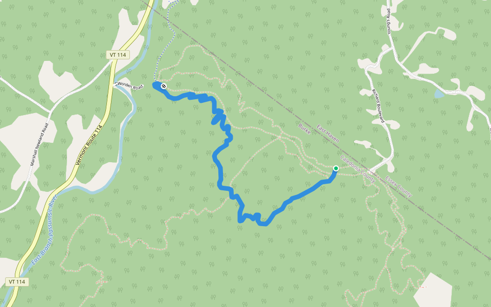 Stormin' Norman walking route map in East Haven