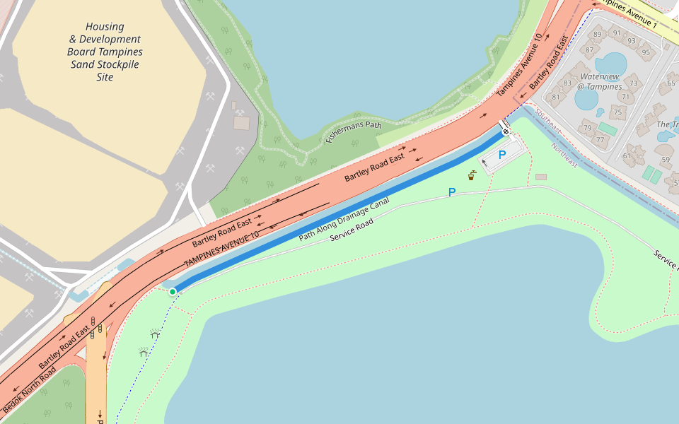 Path Along Drainage Canal