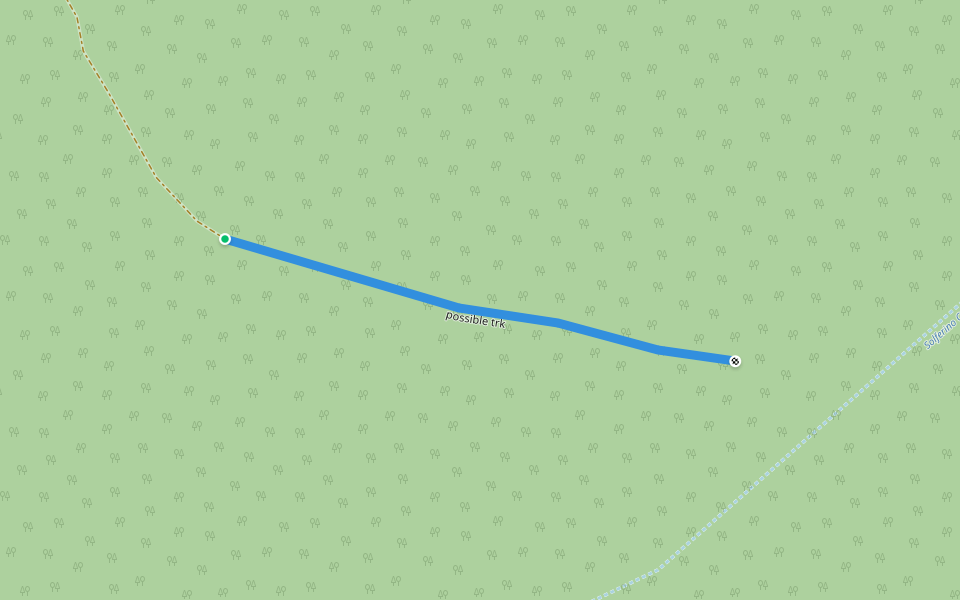 possible trk walking route map in Lionsville