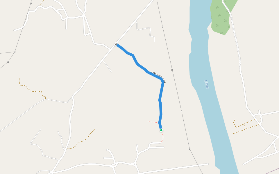kaku path road walking route map in Jambhul