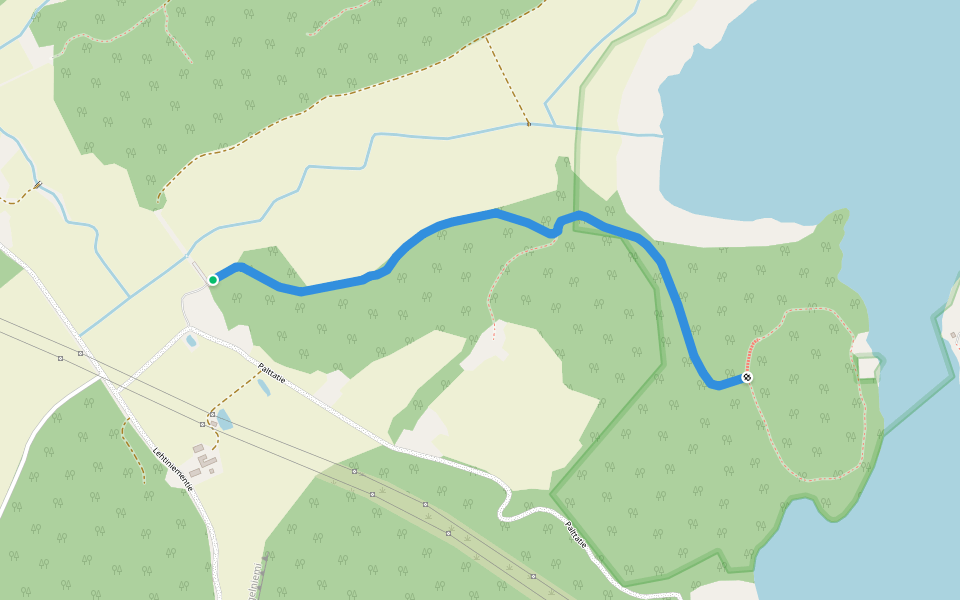 Vaisakon reitti walking route map in Salo