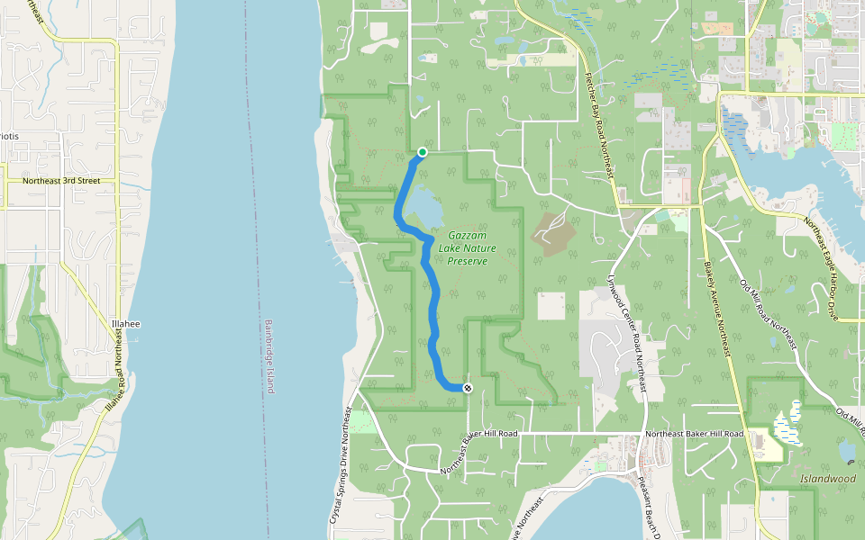 Gazzam Lake Main Trail