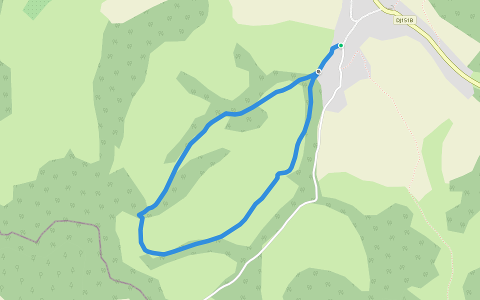 Wine Trail - Traseul Viei walking route map in Cund