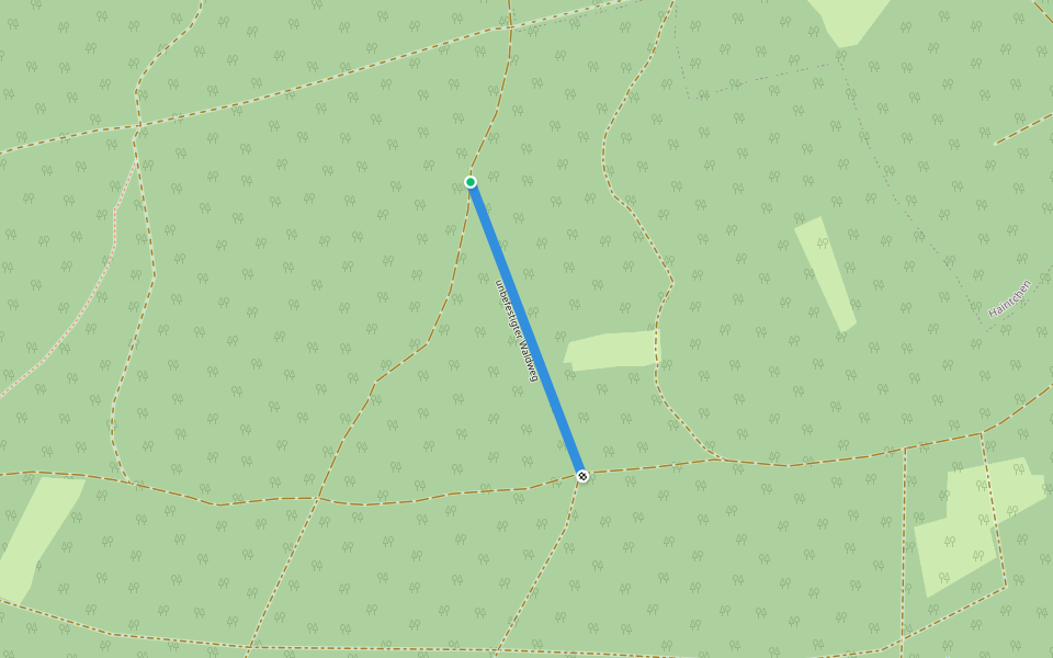 unbefestigter Waldweg walking route map in Selters (Taunus)