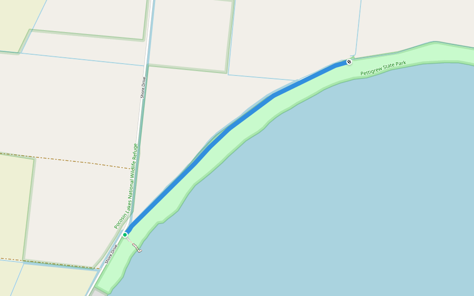 Morotoc Trail walking route map in Creswell
