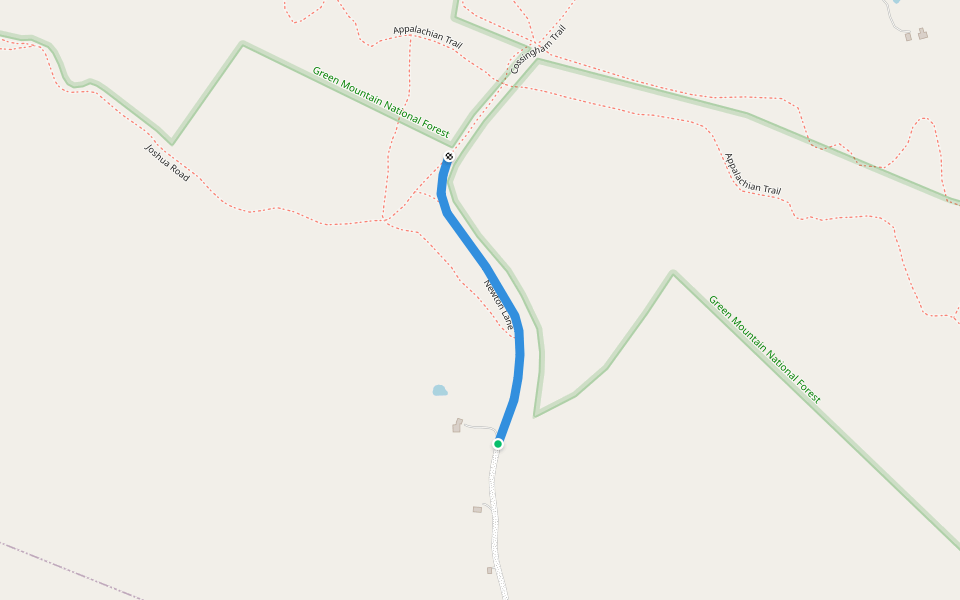 Newton Lane walking route map in Norwich