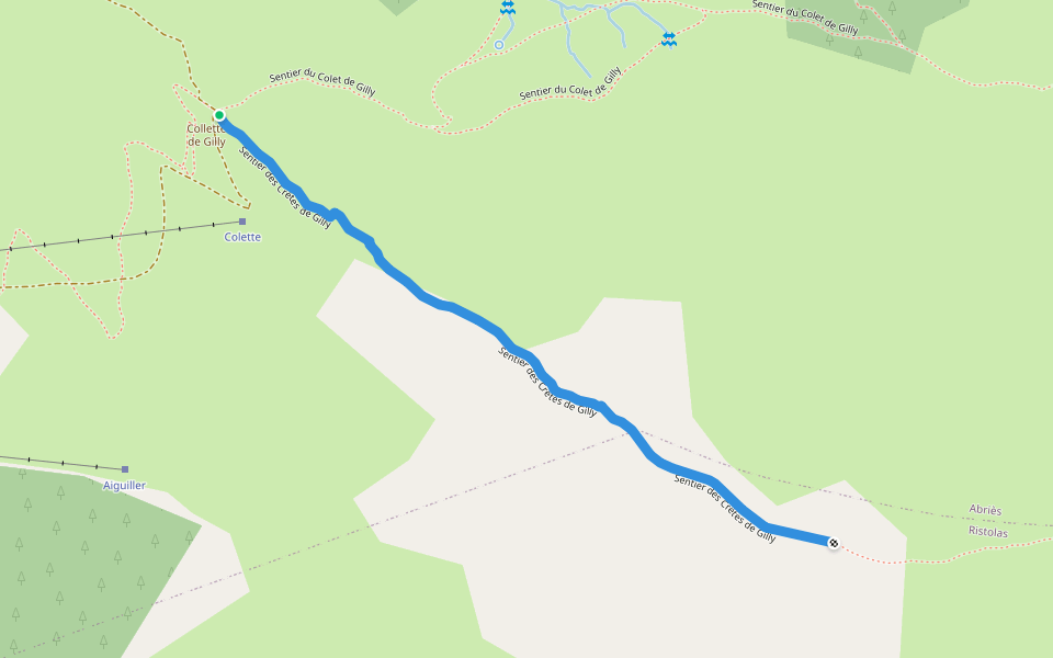 Sentier des Crêtes de Gilly