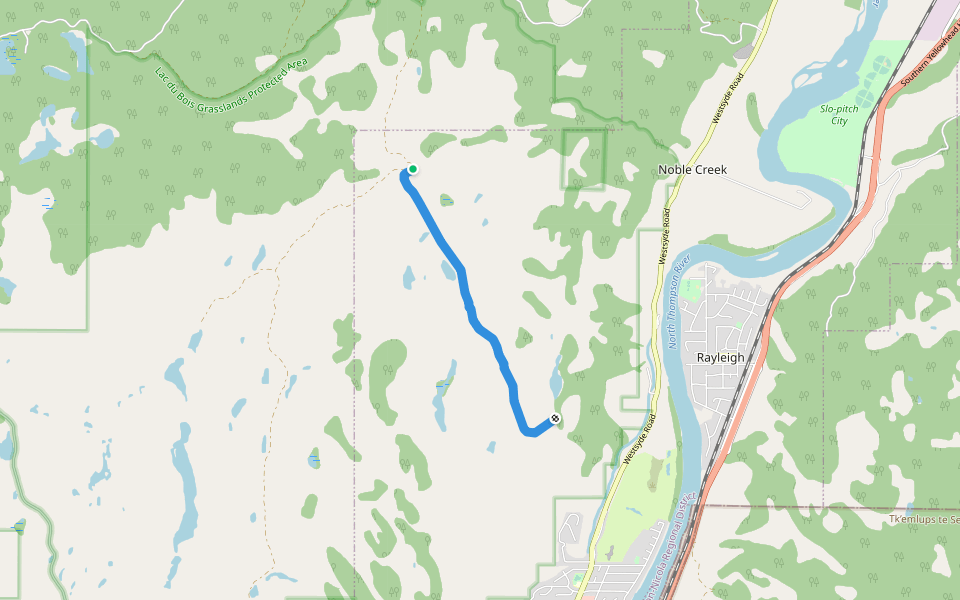 Grasslands Community Trail Walking and Running Kamloops, British Columbia Pacer