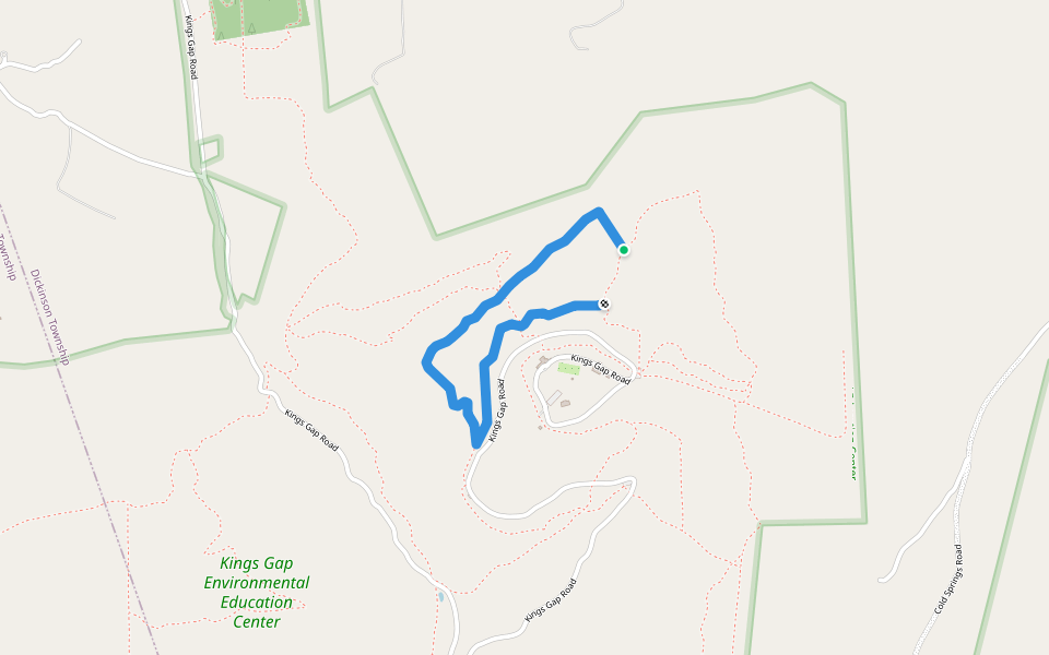 Forest Heritage Trail walking route map in Carlisle