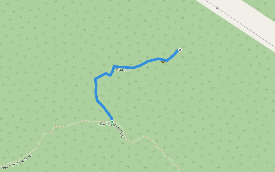 Vista Spur walking route map in Penfield