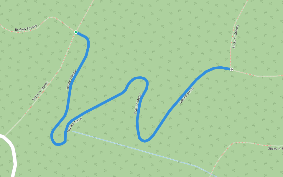 Twisted Metal walking route map in Houston