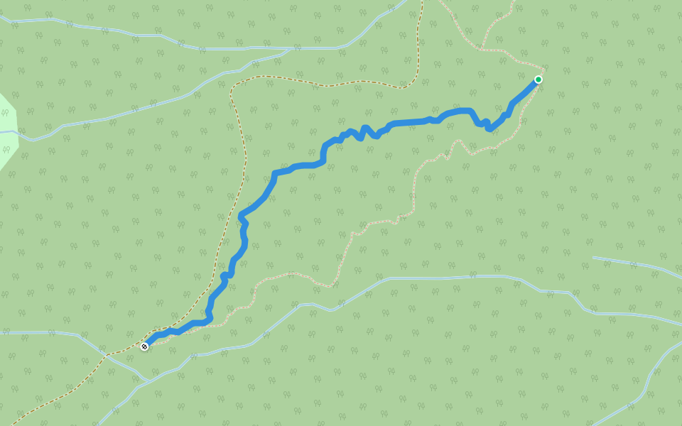 Pump Daddy walking route map in Smithers