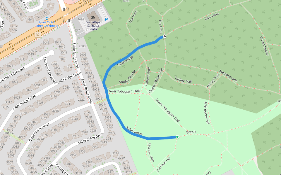 Sable Ridge Hiking Trail Ottawa, Ontario Pacer