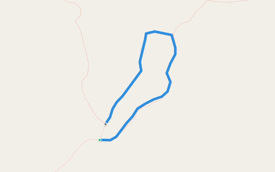 Joa Loop walking route map in Castellnovo
