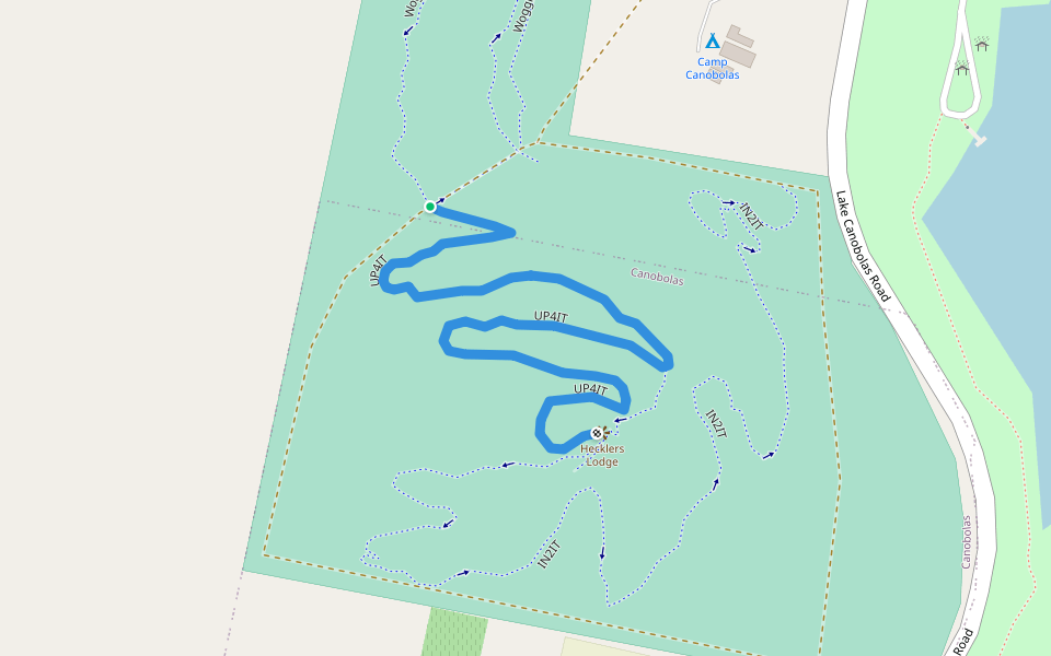 UP4IT walking route map in Nashdale