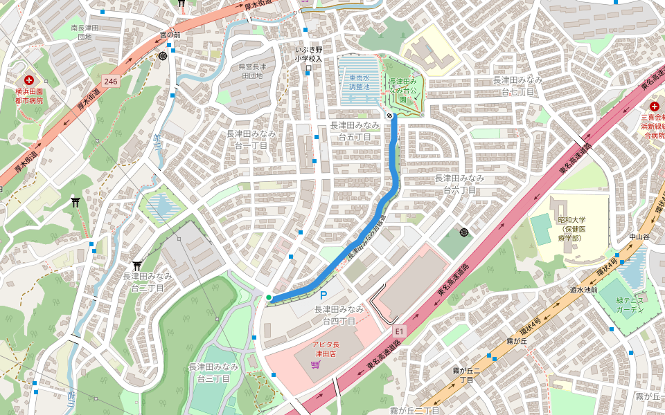 長津田みなみ台緑道