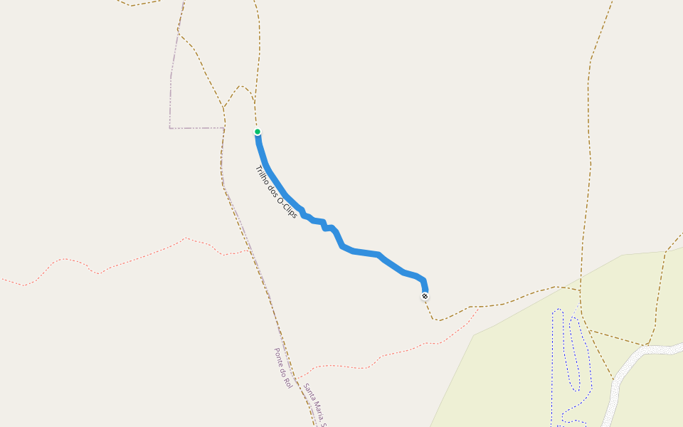 Trilho dos Ó-Clips walking route map in Torres Vedras