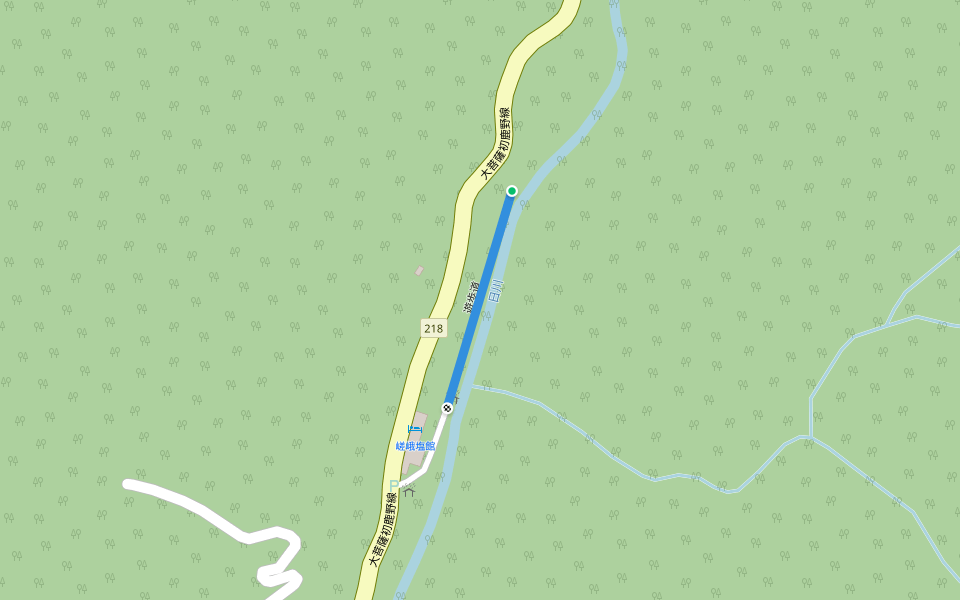 遊歩道 walking route map in Koshu
