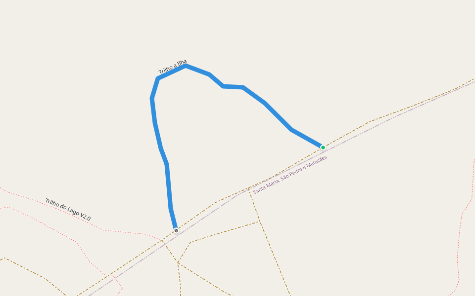 Trilho a Ilha walking route map in Torres Vedras