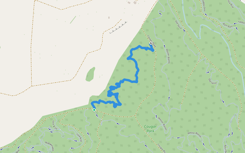 Humpty Dumpty walking route map in Kinleith
