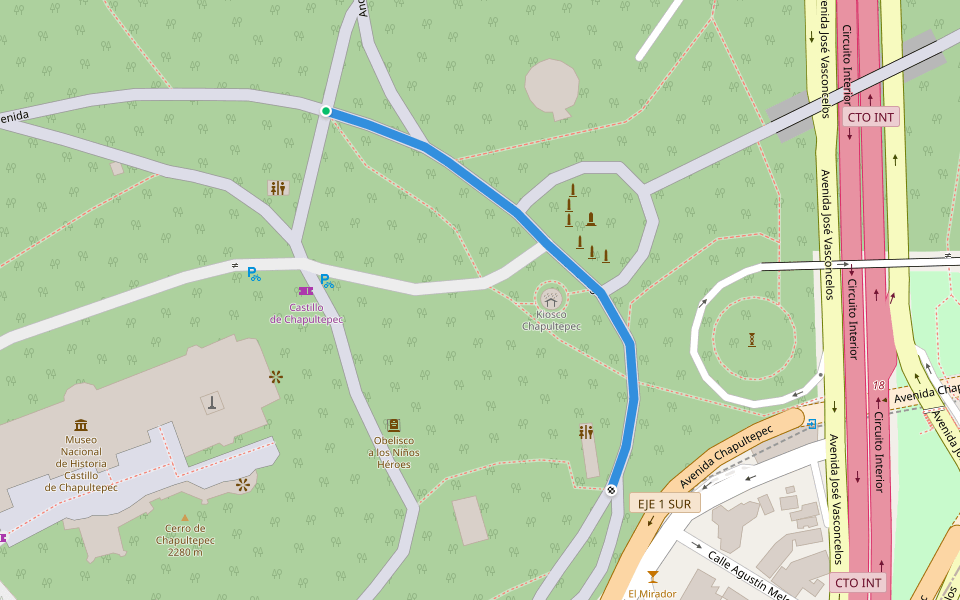 Peatonal Avenida Heróico Colegio Militar