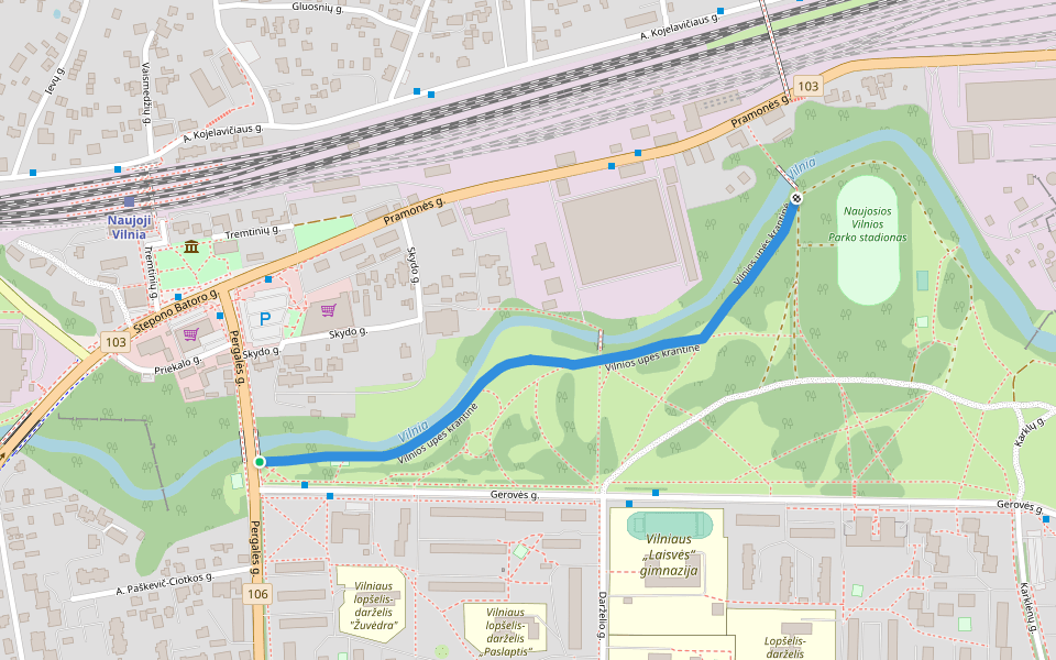 Vilnios upės krantinė