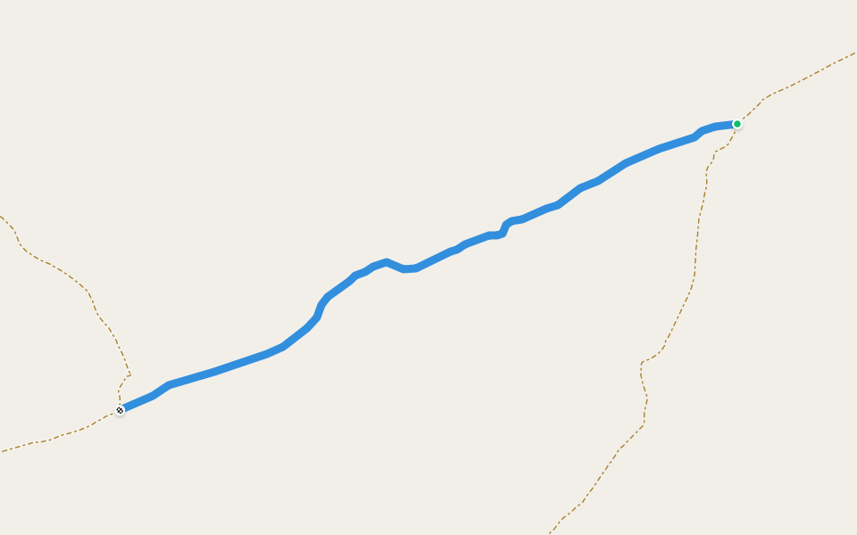 Jeep Trail walking route map in Tonopah