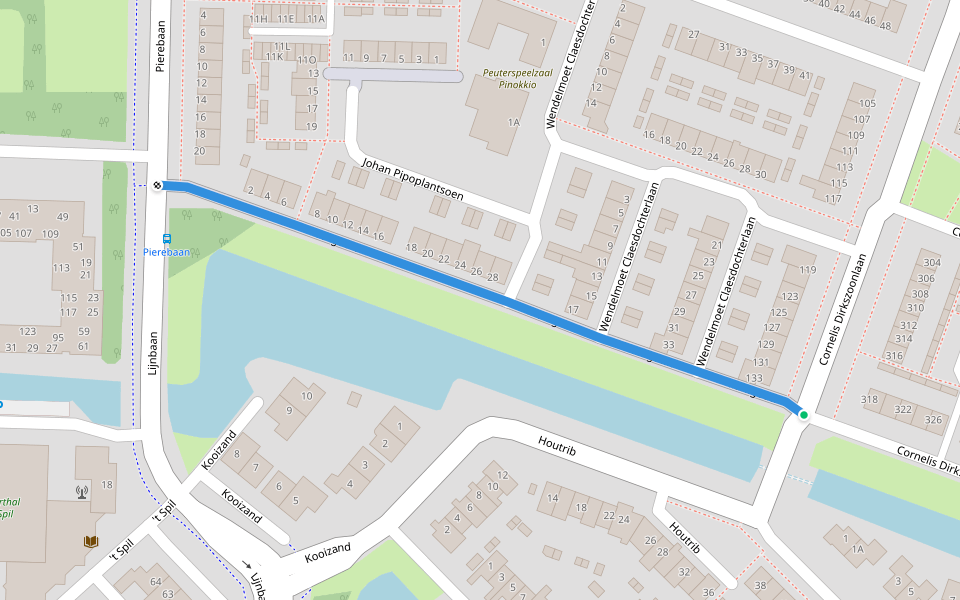 Markgouw walking route map in Monnickendam