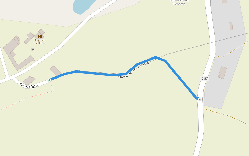 Chemin de la Barbe Bleue walking route map in Issancourt-et-Rumel