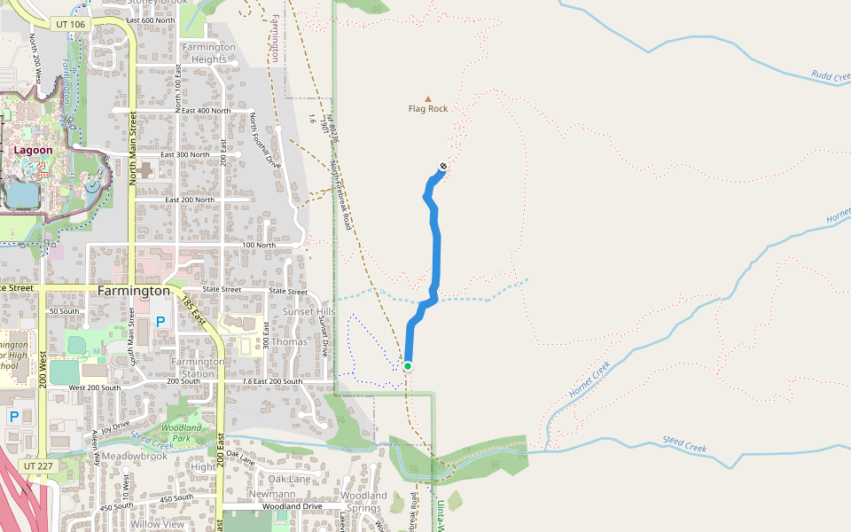 Patsy's Mine Trail walking map