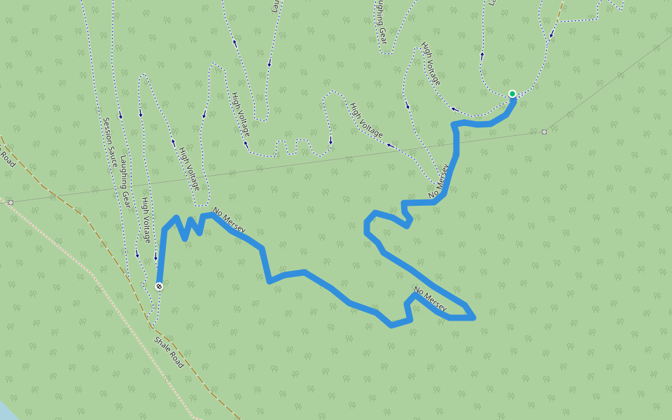 No Mersey walking route map in Latrobe