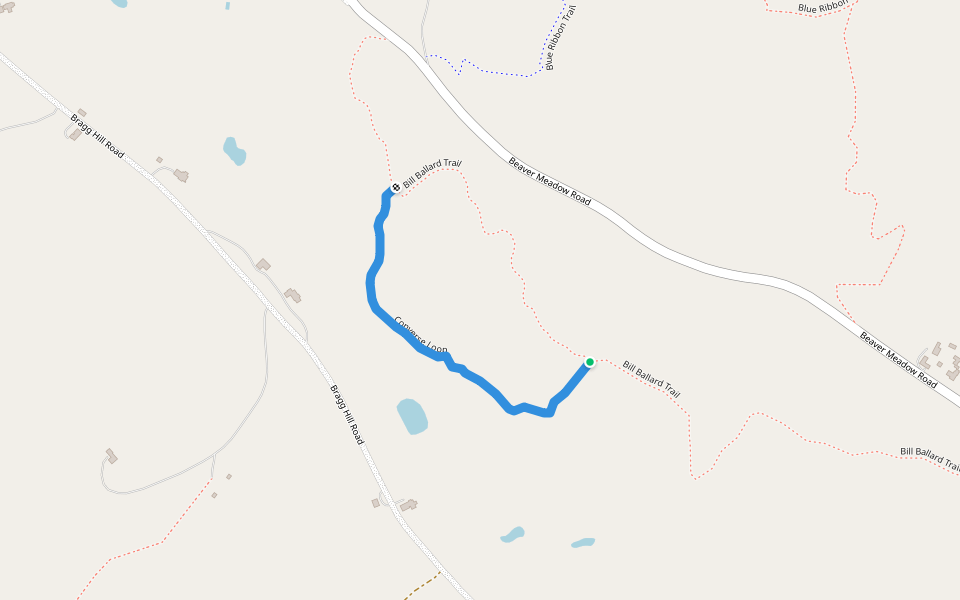 Converse Loop walking route map in Norwich