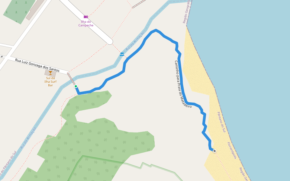 Caminho para Praia do Matadeiro