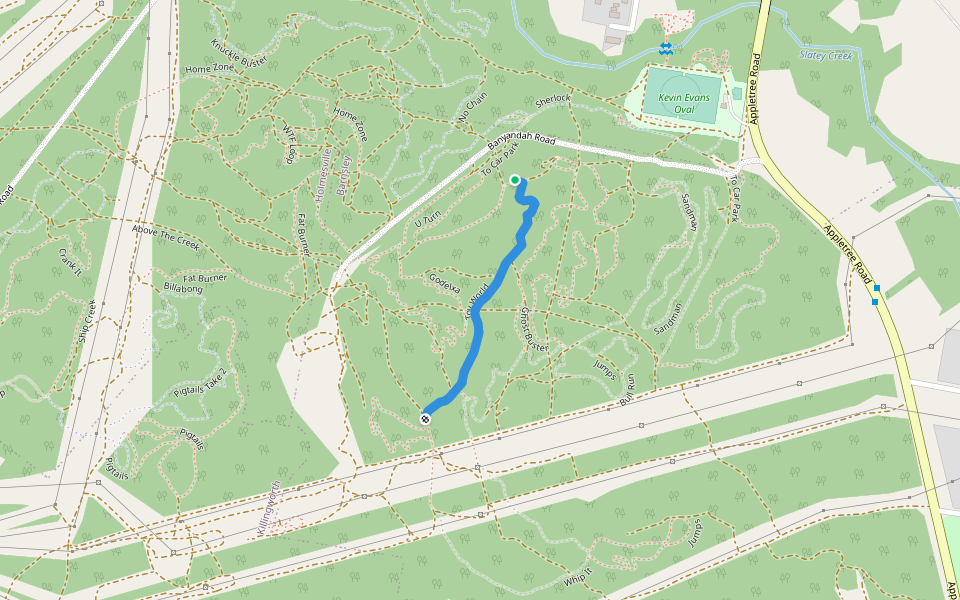 Toy World walking route map in Barnsley