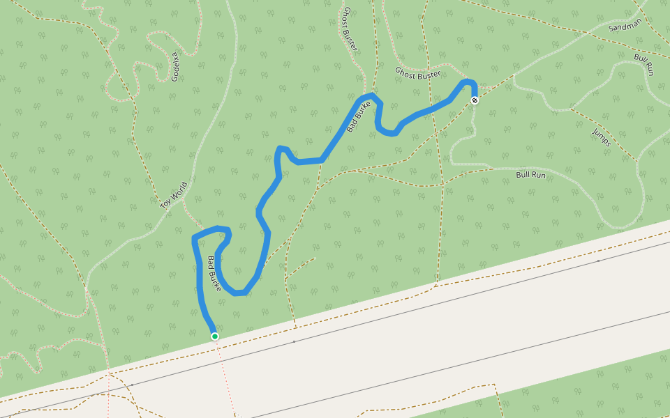 Bad Burke walking route map in Barnsley